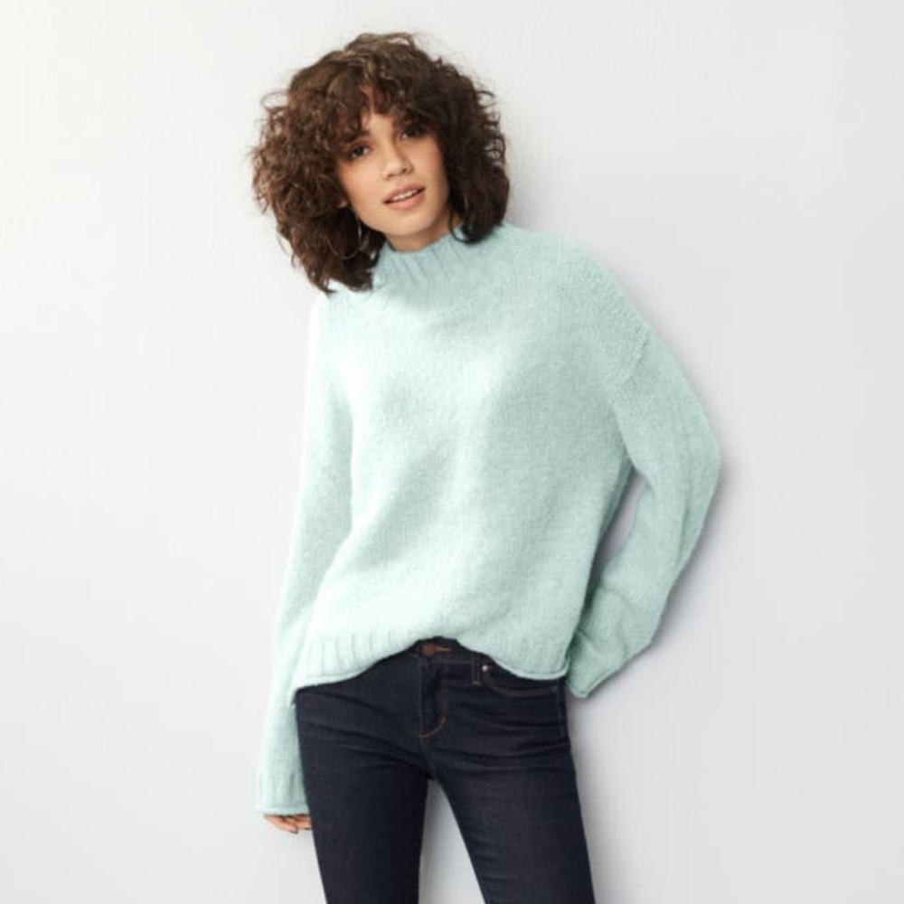 BP Cozy Mock Neck Sweater